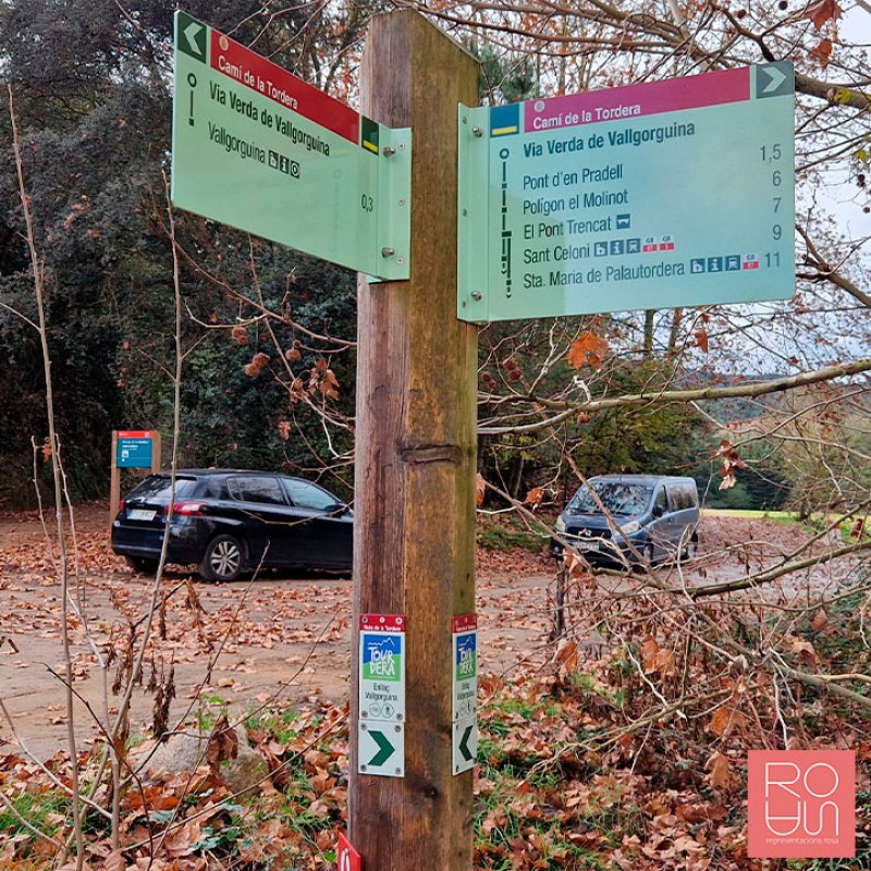 Banderola per Parcs i senders de la Diputació de Barcelona